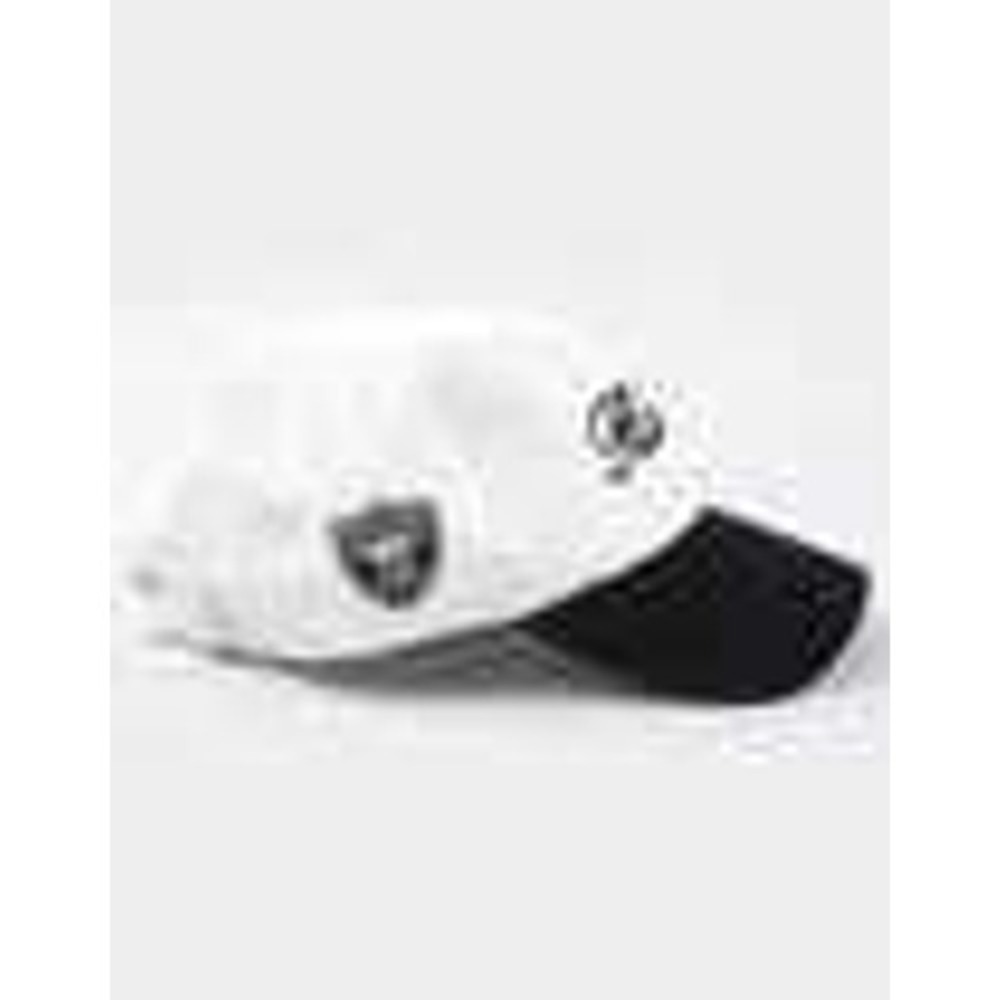 47 Brand Las Vegas Raiders Hat White Black Adjustable Script Clean Up Cap NFL - Picture 4 of 4